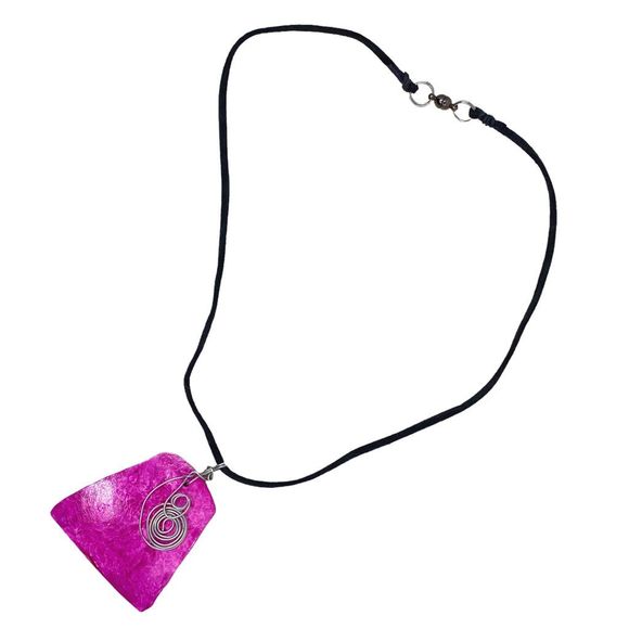 Vintage Jewelry - Vintage 90’s Geometric Pendant Necklace